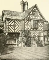 An illustration from Old cottages, farm houses, and other half-timber buildings in Shropshire, Herefordshire, and Cheshire (1904)