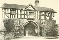 An illustration from Old cottages, farm houses, and other half-timber buildings in Shropshire, Herefordshire, and Cheshire (1904)
