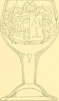 An illustration from Old English glasses. An account of glass drinking vessels in England, from early times to the end of the eighteenth century. With introductory notices, original documents, etc (1897)