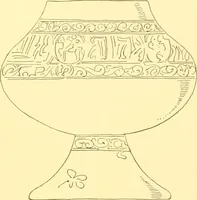 An illustration from Old English glasses. An account of glass drinking vessels in England, from early times to the end of the eighteenth century. With introductory notices, original documents, etc (1897)