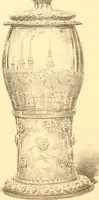An illustration from Old English glasses. An account of glass drinking vessels in England, from early times to the end of the eighteenth century. With introductory notices, original documents, etc (1897)