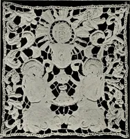 An illustration from Old lace : a handbook for collectors; an account of the different styles of lace, their history, characteristics & manufacture (1908)