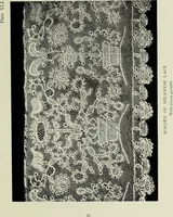 An illustration from Old lace : a handbook for collectors; an account of the different styles of lace, their history, characteristics & manufacture (1908)