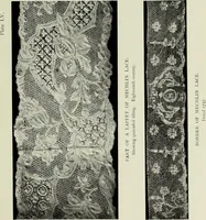 An illustration from Old lace : a handbook for collectors; an account of the different styles of lace, their history, characteristics & manufacture (1908)