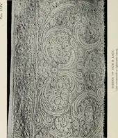An illustration from Old lace : a handbook for collectors; an account of the different styles of lace, their history, characteristics & manufacture (1908)