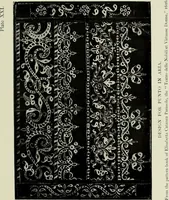 An illustration from Old lace : a handbook for collectors; an account of the different styles of lace, their history, characteristics & manufacture (1908)