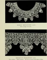 An illustration from Old lace : a handbook for collectors; an account of the different styles of lace, their history, characteristics & manufacture (1908)