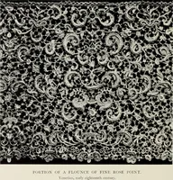 An illustration from Old lace : a handbook for collectors; an account of the different styles of lace, their history, characteristics & manufacture (1908)