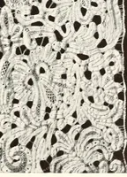 An illustration from Old lace, a handbook for collectors; an account of the different styles of lace, their history, characteristics & manufacture (1909)