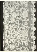 An illustration from Old lace, a handbook for collectors; an account of the different styles of lace, their history, characteristics & manufacture (1909)