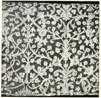 An illustration from Old lace, a handbook for collectors; an account of the different styles of lace, their history, characteristics & manufacture (1909)