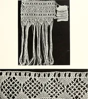 An illustration from Old lace, a handbook for collectors; an account of the different styles of lace, their history, characteristics & manufacture (1909)