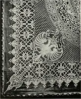 An illustration from Old lace, a handbook for collectors; an account of the different styles of lace, their history, characteristics & manufacture (1909)