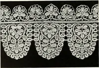 An illustration from Old lace, a handbook for collectors; an account of the different styles of lace, their history, characteristics & manufacture (1909)
