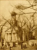 An illustration from Old New England churches and their children (1906)