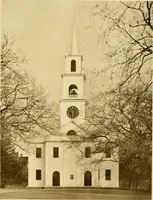 An illustration from Old New England churches and their children (1906)