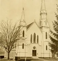 An illustration from Old New England churches and their children (1906)