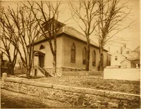 An illustration from Old New England churches and their children (1906)