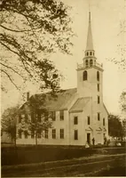 An illustration from Old New England churches and their children (1906)