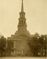 An illustration from Old New England churches and their children (1906)
