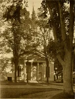 An illustration from Old New England churches and their children (1906)