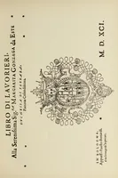 An illustration from Old and new lace in Italy, exhibited at Chicago in 1893. Dedicated to Her Majesty, Queen Margherita (1893)