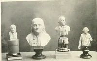 An illustration from Old paintings, drawings, miniatures, statuettes, busts, snuff boxes, bonbonnieres, medallions, medals, and other objects of art relating to America (1913)