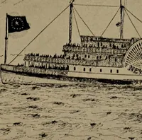 An illustration from Old steamboat days on the Hudson River : tales and reminiscences of the stirring times that followed the introduction of steam navigation (1907)