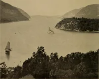 An illustration from Old steamboat days on the Hudson River : tales and reminiscences of the stirring times that followed the introduction of steam navigation (1907)