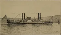 An illustration from Old steamboat days on the Hudson River : tales and reminiscences of the stirring times that followed the introduction of steam navigation (1907)