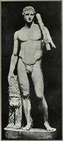An illustration from Olympic victor monuments and Greek athletic art (1921)