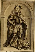 An illustration from Ombrassische Helden-Rüst-Kammer : welche von Ferdinanden, Ertzhertzogen zu Oesterreich, herrlich angerichtet (1735)