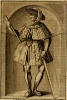An illustration from Ombrassische Helden-Rüst-Kammer : welche von Ferdinanden, Ertzhertzogen zu Oesterreich, herrlich angerichtet (1735)