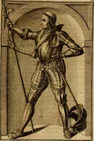 An illustration from Ombrassische Helden-Rüst-Kammer : welche von Ferdinanden, Ertzhertzogen zu Oesterreich, herrlich angerichtet (1735)