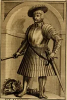 An illustration from Ombrassische Helden-Rüst-Kammer : welche von Ferdinanden, Ertzhertzogen zu Oesterreich, herrlich angerichtet (1735)