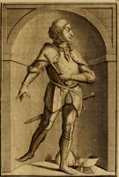 An illustration from Ombrassische Helden-Rüst-Kammer : welche von Ferdinanden, Ertzhertzogen zu Oesterreich, herrlich angerichtet (1735)