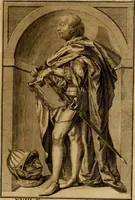 An illustration from Ombrassische Helden-Rüst-Kammer : welche von Ferdinanden, Ertzhertzogen zu Oesterreich, herrlich angerichtet (1735)