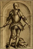 An illustration from Ombrassische Helden-Rüst-Kammer : welche von Ferdinanden, Ertzhertzogen zu Oesterreich, herrlich angerichtet (1735)