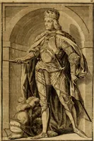 An illustration from Ombrassische Helden-Rüst-Kammer : welche von Ferdinanden, Ertzhertzogen zu Oesterreich, herrlich angerichtet (1735)