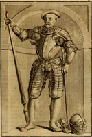 An illustration from Ombrassische Helden-Rüst-Kammer : welche von Ferdinanden, Ertzhertzogen zu Oesterreich, herrlich angerichtet (1735)