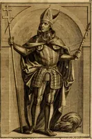 An illustration from Ombrassische Helden-Rüst-Kammer : welche von Ferdinanden, Ertzhertzogen zu Oesterreich, herrlich angerichtet (1735)