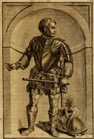 An illustration from Ombrassische Helden-Rüst-Kammer : welche von Ferdinanden, Ertzhertzogen zu Oesterreich, herrlich angerichtet (1735)