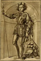 An illustration from Ombrassische Helden-Rüst-Kammer : welche von Ferdinanden, Ertzhertzogen zu Oesterreich, herrlich angerichtet (1735)