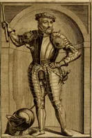 An illustration from Ombrassische Helden-Rüst-Kammer : welche von Ferdinanden, Ertzhertzogen zu Oesterreich, herrlich angerichtet (1735)