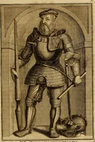 An illustration from Ombrassische Helden-Rüst-Kammer : welche von Ferdinanden, Ertzhertzogen zu Oesterreich, herrlich angerichtet (1735)