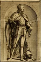 An illustration from Ombrassische Helden-Rüst-Kammer : welche von Ferdinanden, Ertzhertzogen zu Oesterreich, herrlich angerichtet (1735)