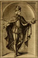 An illustration from Ombrassische Helden-Rüst-Kammer : welche von Ferdinanden, Ertzhertzogen zu Oesterreich, herrlich angerichtet (1735)