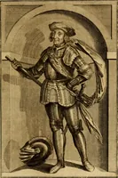 An illustration from Ombrassische Helden-Rüst-Kammer : welche von Ferdinanden, Ertzhertzogen zu Oesterreich, herrlich angerichtet (1735)