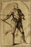 An illustration from Ombrassische Helden-Rüst-Kammer : welche von Ferdinanden, Ertzhertzogen zu Oesterreich, herrlich angerichtet (1735)