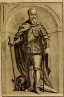 An illustration from Ombrassische Helden-Rüst-Kammer : welche von Ferdinanden, Ertzhertzogen zu Oesterreich, herrlich angerichtet (1735)